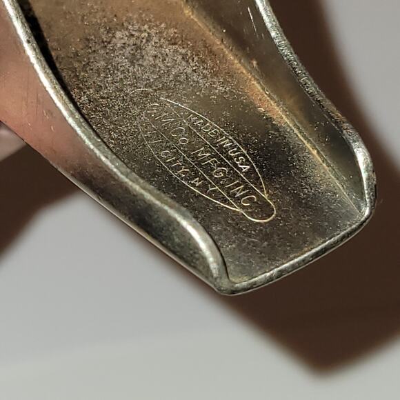 Vintage G.M. Co Miniature Mini Finger Thumb Wood Plane Made In USA 1" x 3 1/4" - Picture 9 of 11